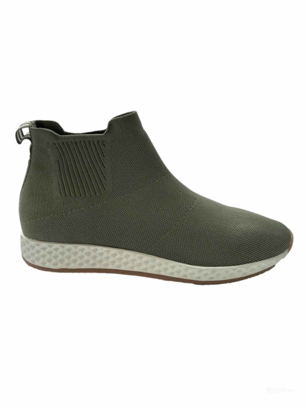 Urban Sport J/Slides Teddy Khaki Size 10 Sweater Knit Pull On High Tops